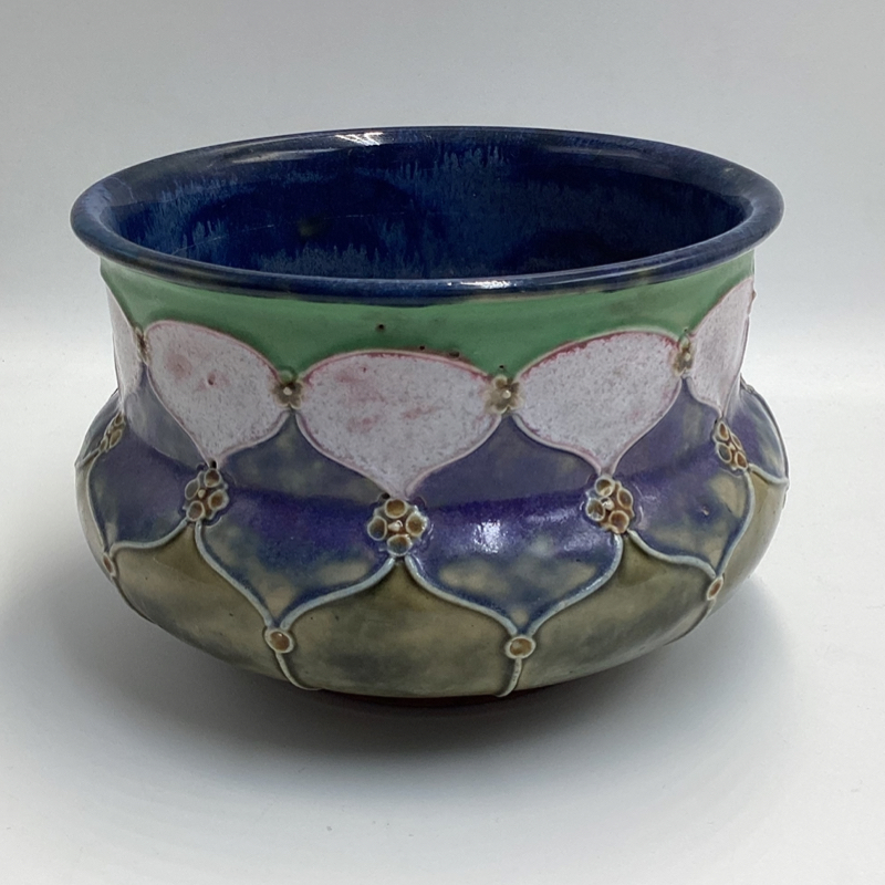 Royal Doulton Art Nouveau Jardinière – Tube Line Decoration