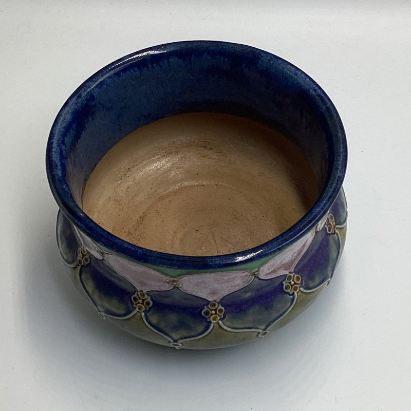 Royal Doulton Art Nouveau Jardinière – Tube Line Decoration