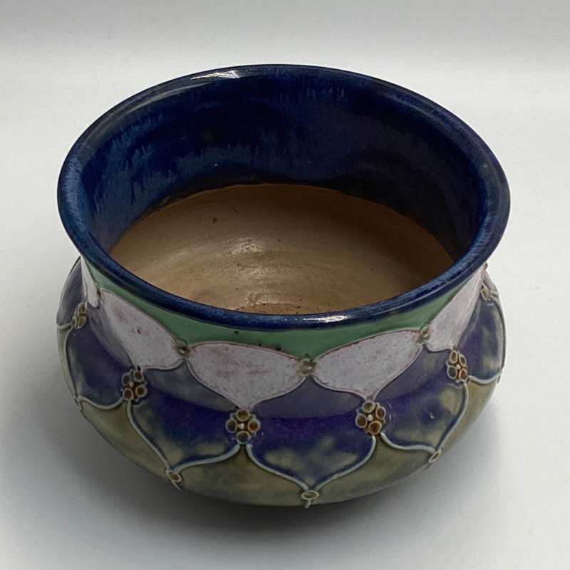 Royal Doulton Art Nouveau Jardinière – Tube Line Decoration