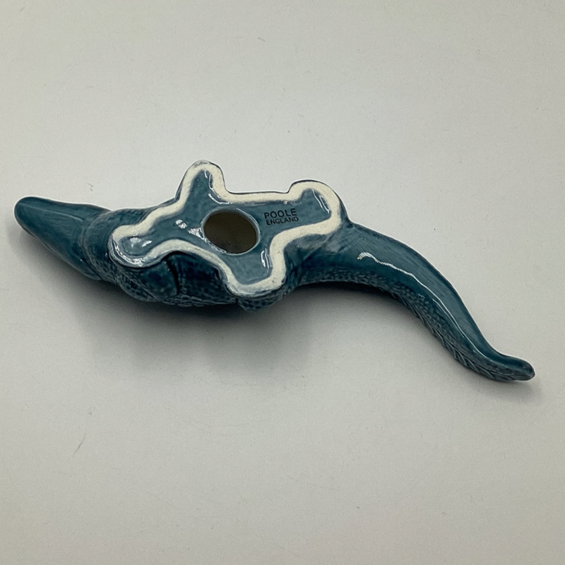 Poole Pottery 'Blue Glaze' Alligator Vintage Figure