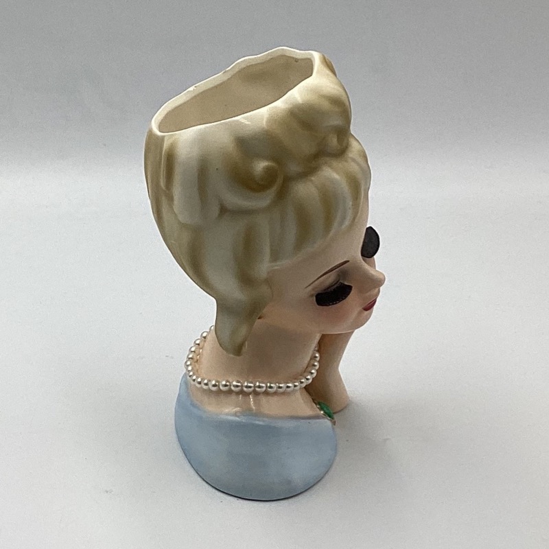 Vintage 1950s 1960s Lady Head Vase – Japanese Ceramic Collectable