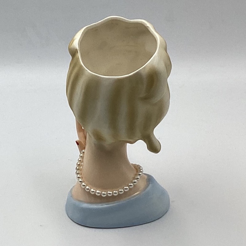 Vintage 1950s 1960s Lady Head Vase – Japanese Ceramic Collectable