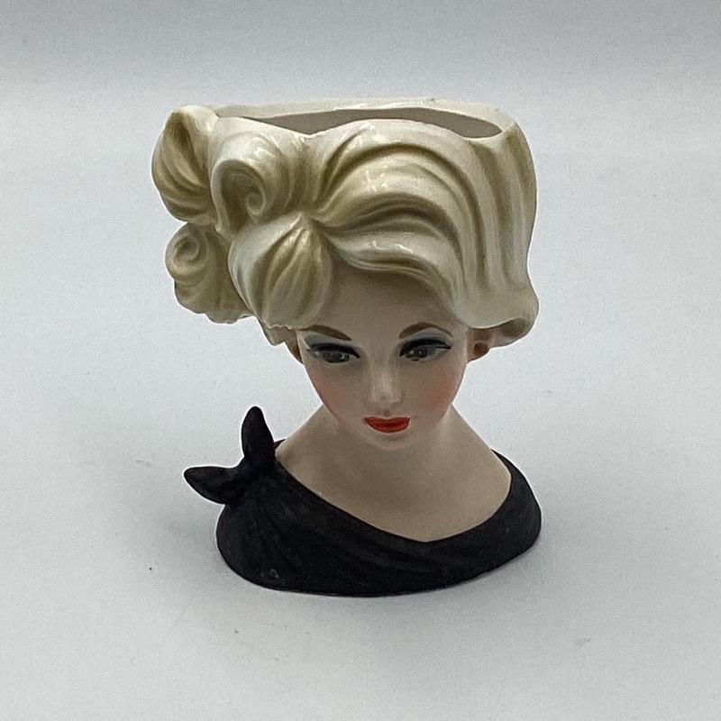 Vintage Marilyn Monroe Style Head Vase Japanese C7313 Ceramic Vase