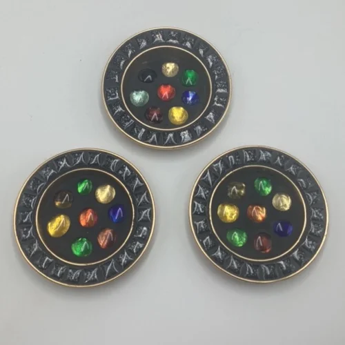 1960s Mid-Century Mosaic Pebble Dishes Set of 3 | Vintage Glass