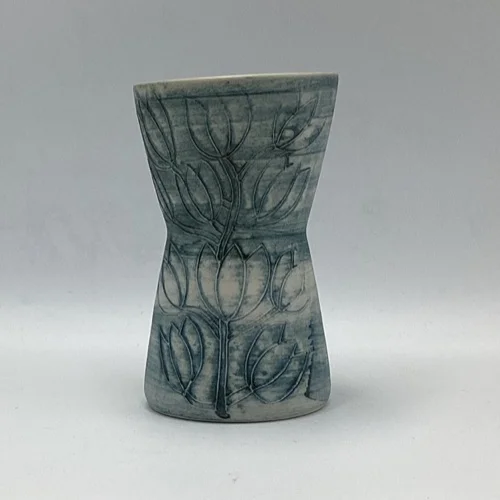 Carn Pottery Cornwall Vase | Botanical Studio Pottery Abstract Ceramic N33
