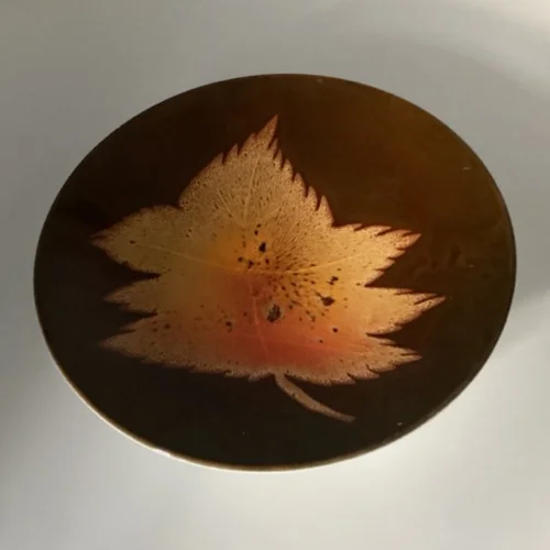 Poole Pottery Aegean Maple Leaf Charger | Vintage 1970s