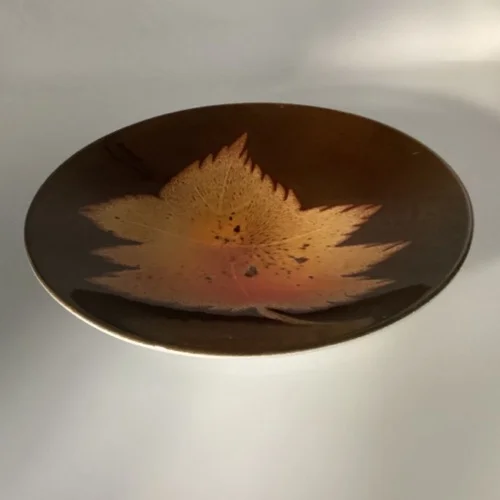 Poole Pottery Aegean Maple Leaf Charger | Vintage 1970s