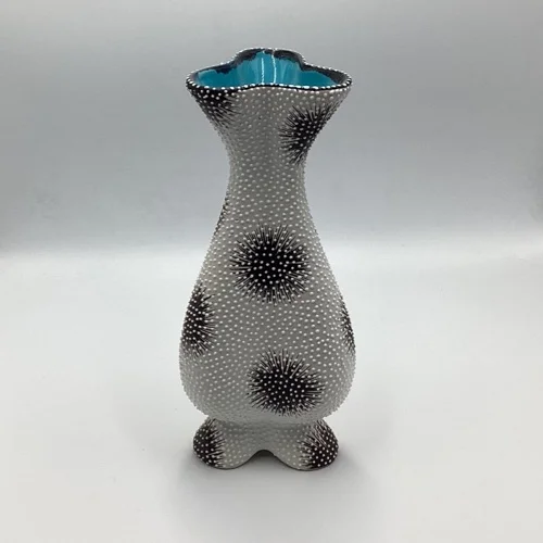 Vintage Volpi Deruta Style Vase | Mid-Century Italian Pottery