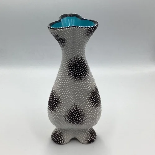 Vintage Volpi Deruta Style Vase | Mid-Century Italian Pottery